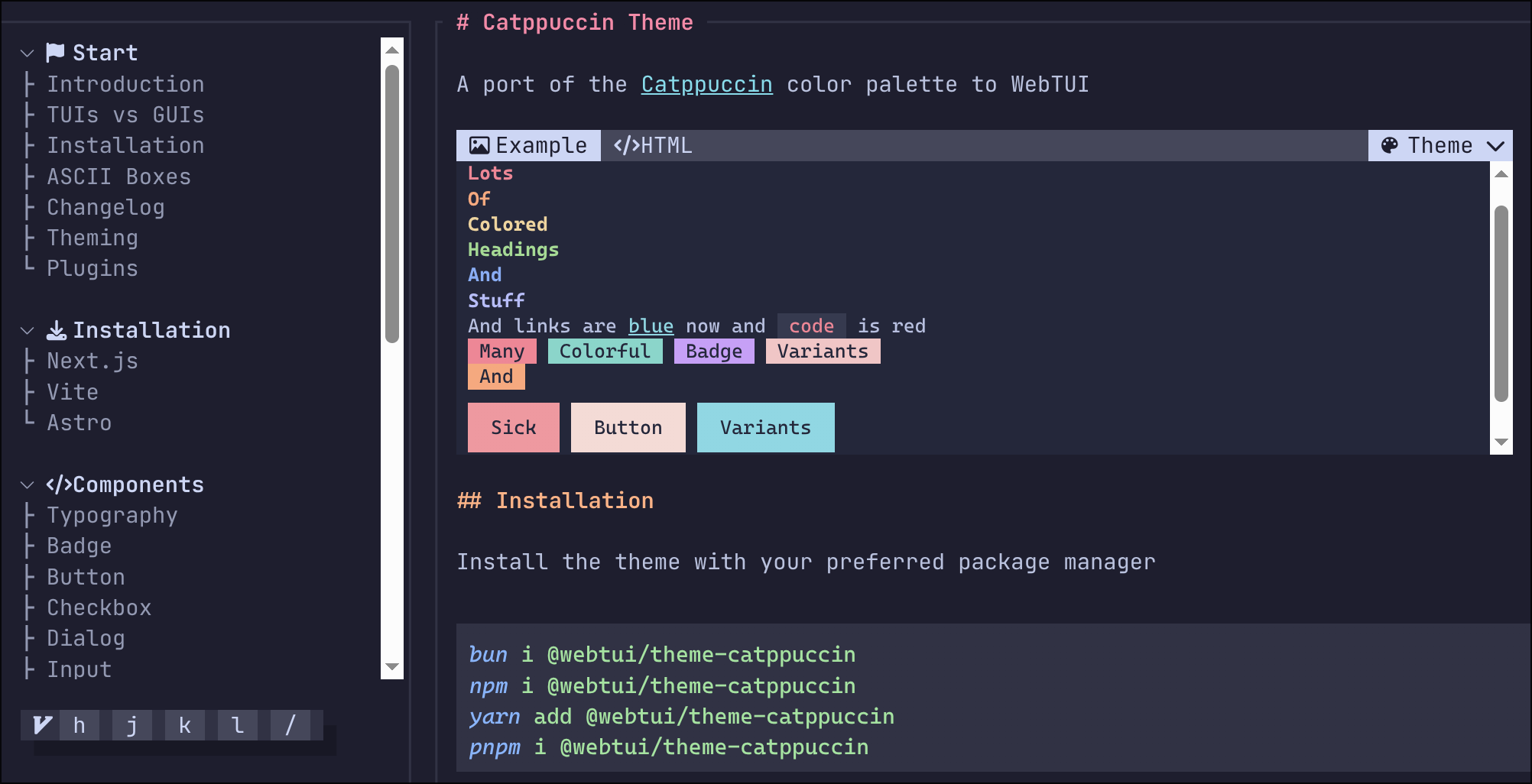 WebTui